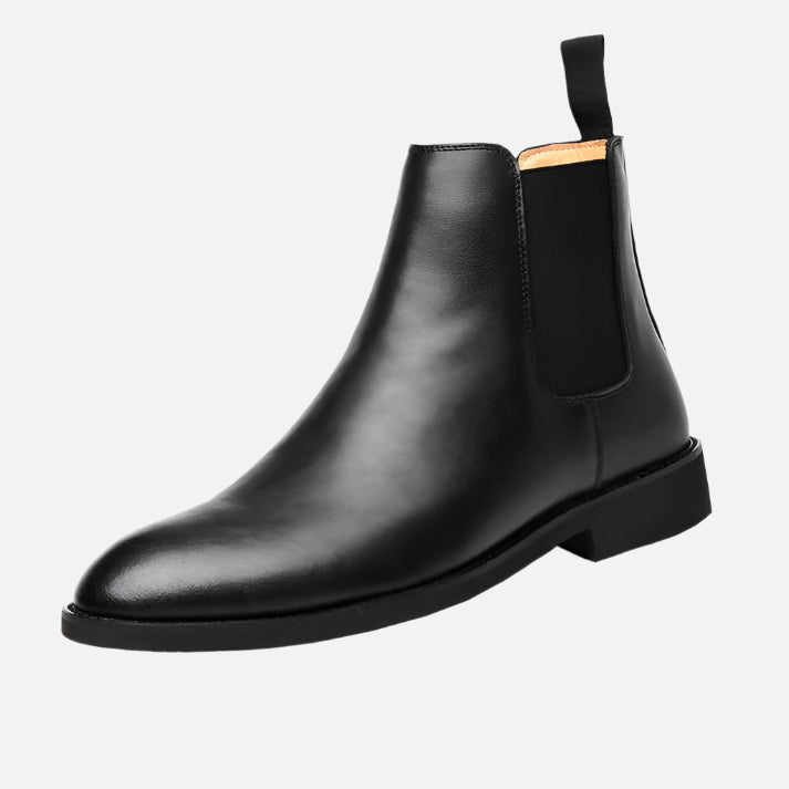 Bota Chelsea em Couro Masculina Montezari MTZ253