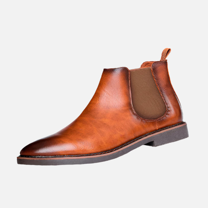 Bota Chelsea Masculina de Couro Montezari MTZ255
