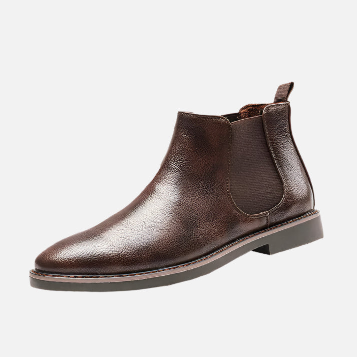 Bota Chelsea Masculina de Couro Montezari MTZ255