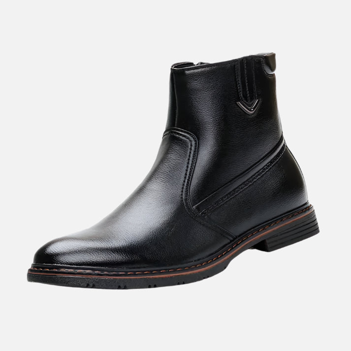 Bota Masculina de Couro com Interior Forrado Montezari MTZ266