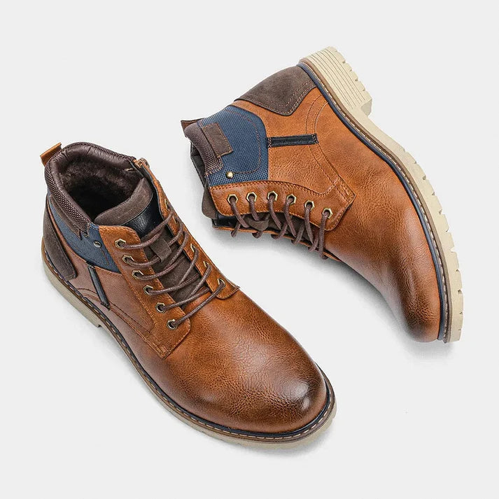 Bota Masculina de Couro Montezari MTZ269