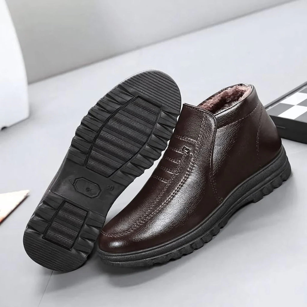 Bota Masculina de Inverno Forrada em Lã Montezari MTZ265