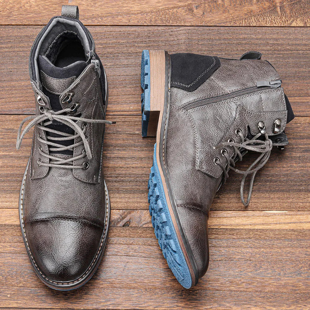 Bota Masculina em Couro Montezari MTZ242