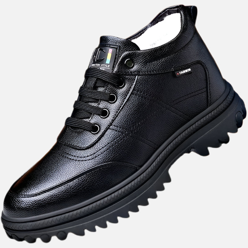 Bota Masculina em Couro Acolchoada Montezari MTZ247