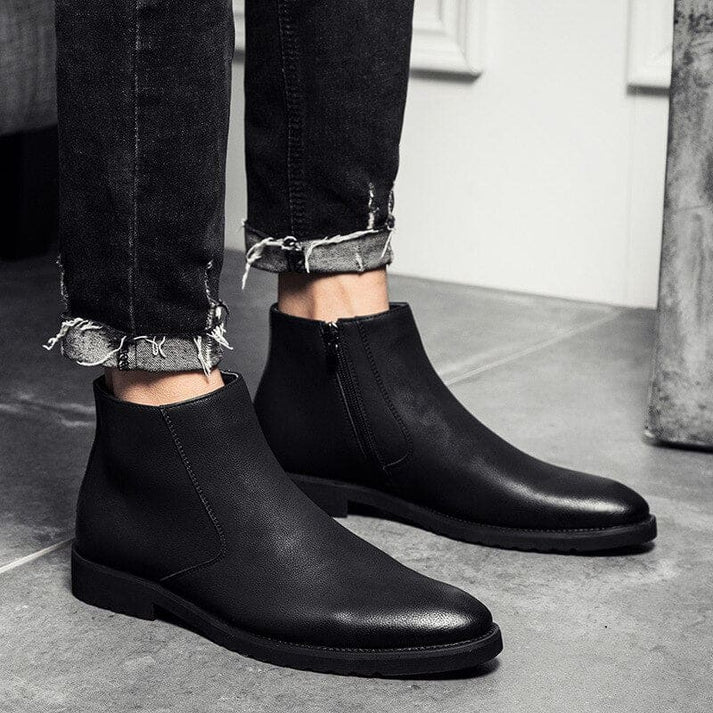 Bota Masculina de Couro Montezari MTZ263
