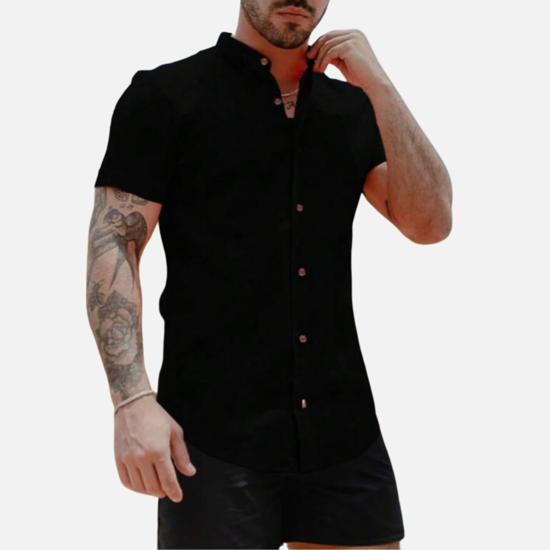 Camisa de Linho Masculina Montezari MTZ27