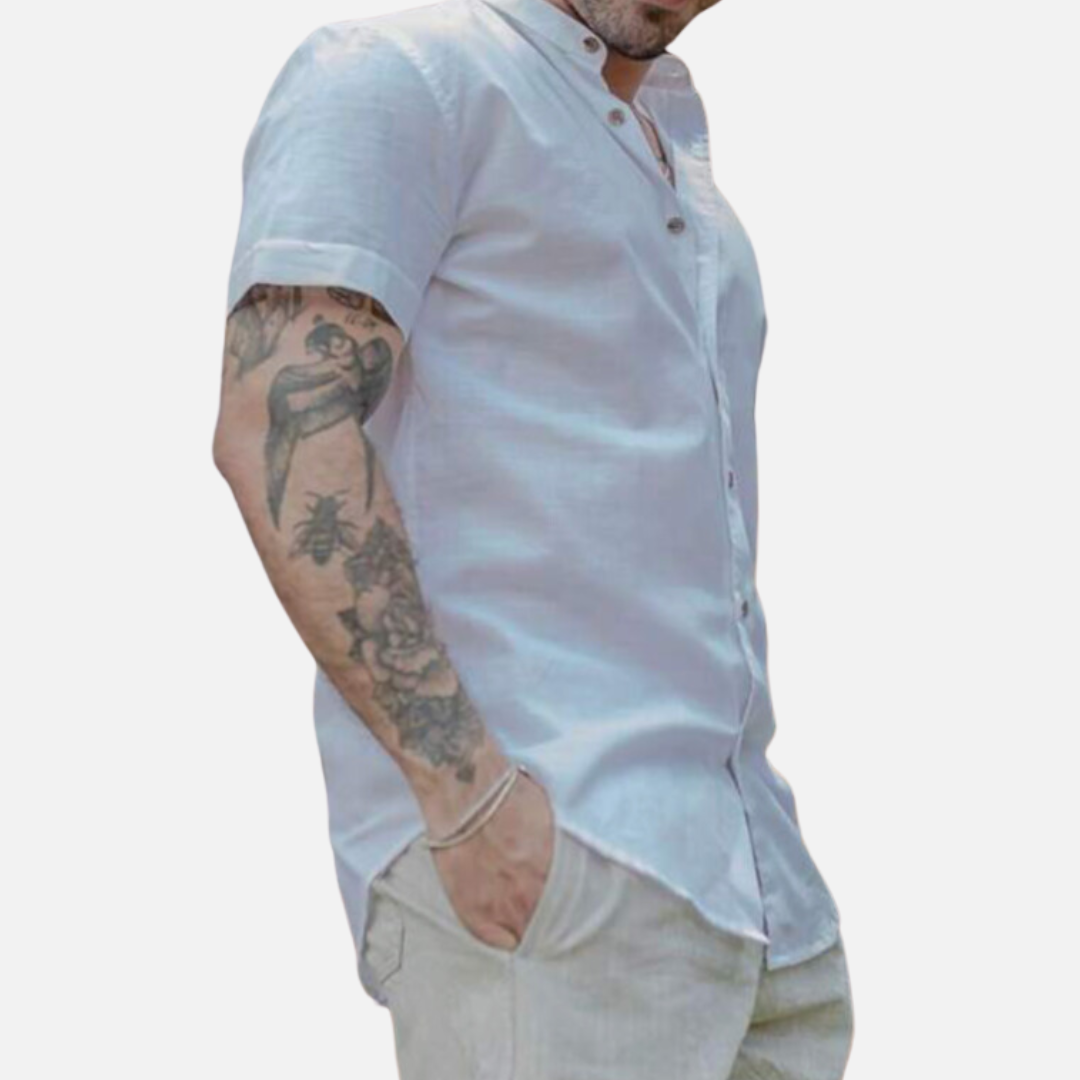 Camisa de Linho Masculina Montezari MTZ27