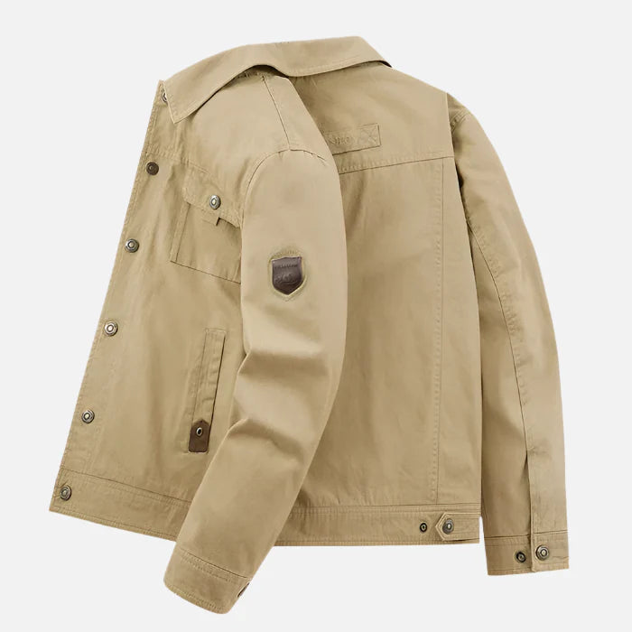 Jaqueta Casual Masculina em Algodão Montezari MTZ171
