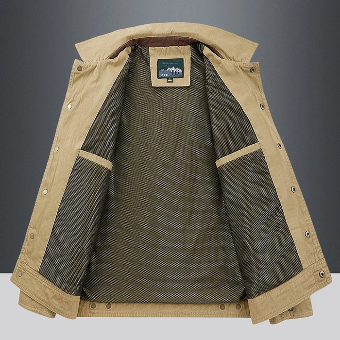 Jaqueta Casual Masculina em Algodão Montezari MTZ171