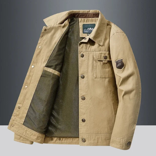 Jaqueta Casual Masculina em Algodão Montezari MTZ171