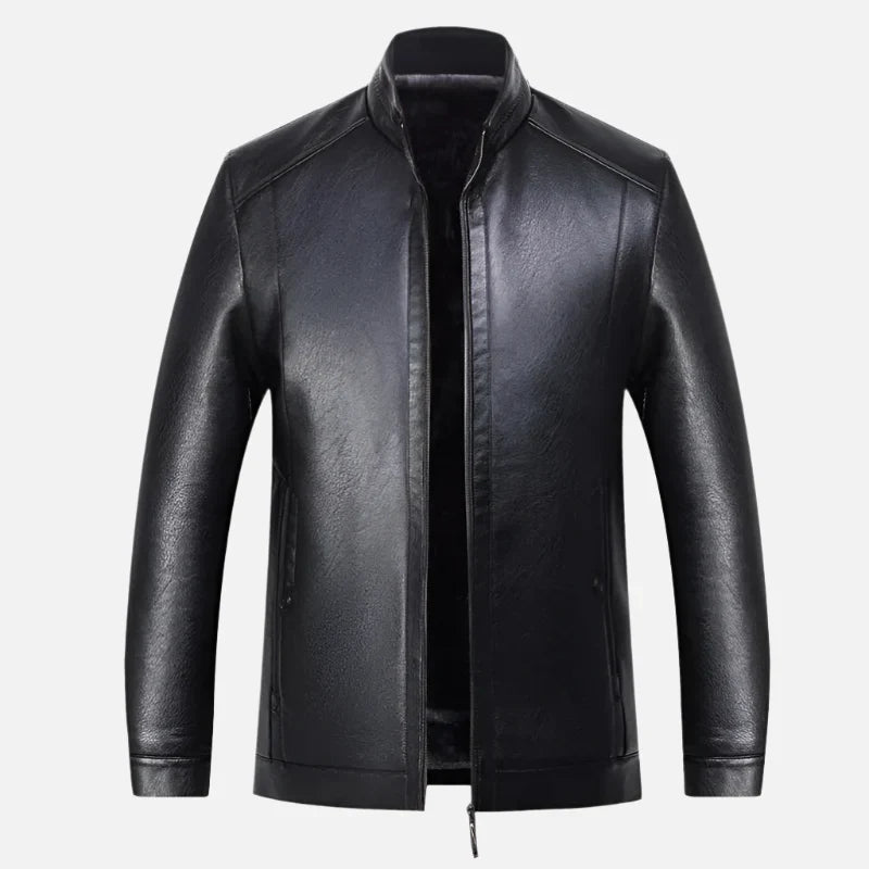 Jaqueta De Couro Masculina Montezari MTZ208