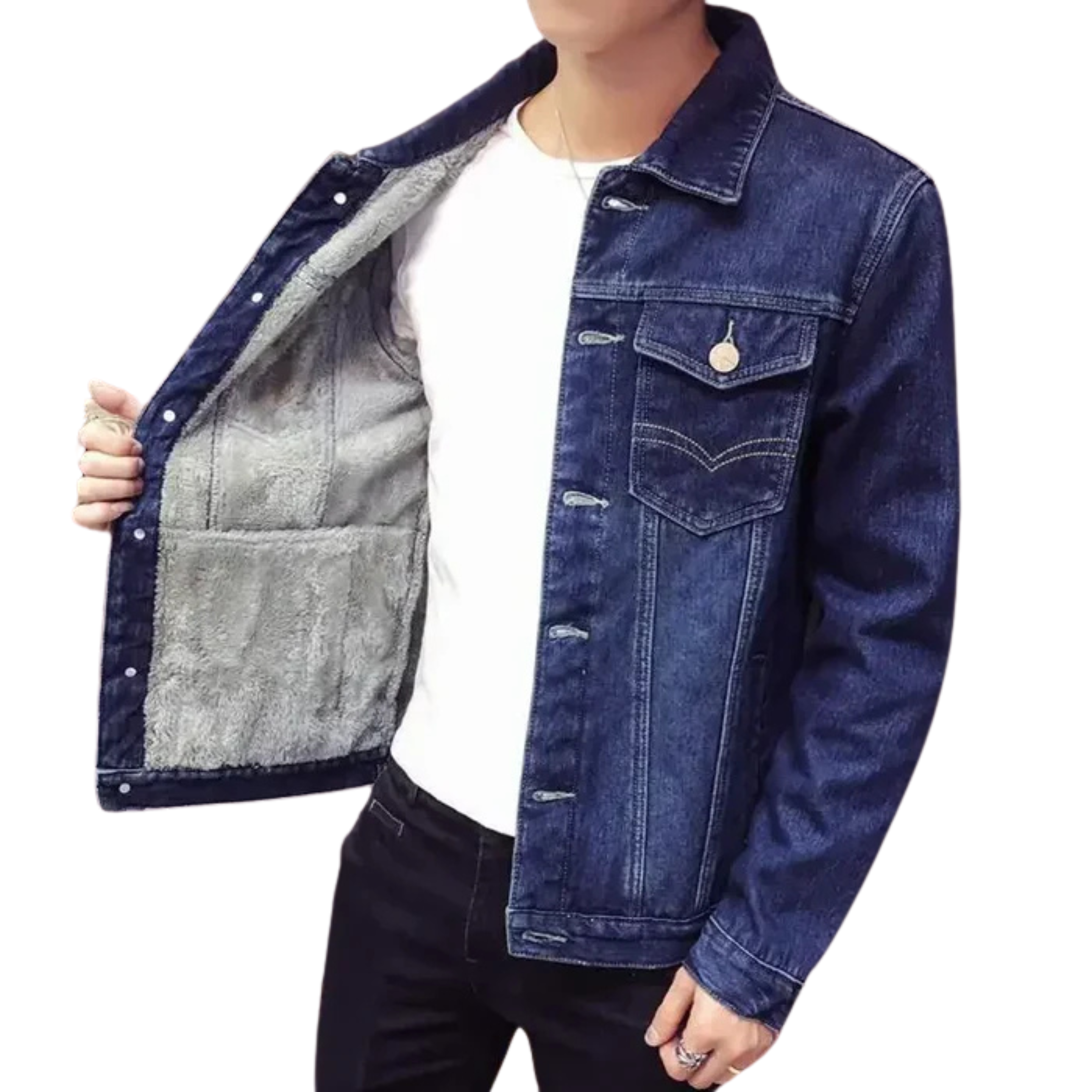 Jaqueta Jeans Masculina Montezari MTZ114