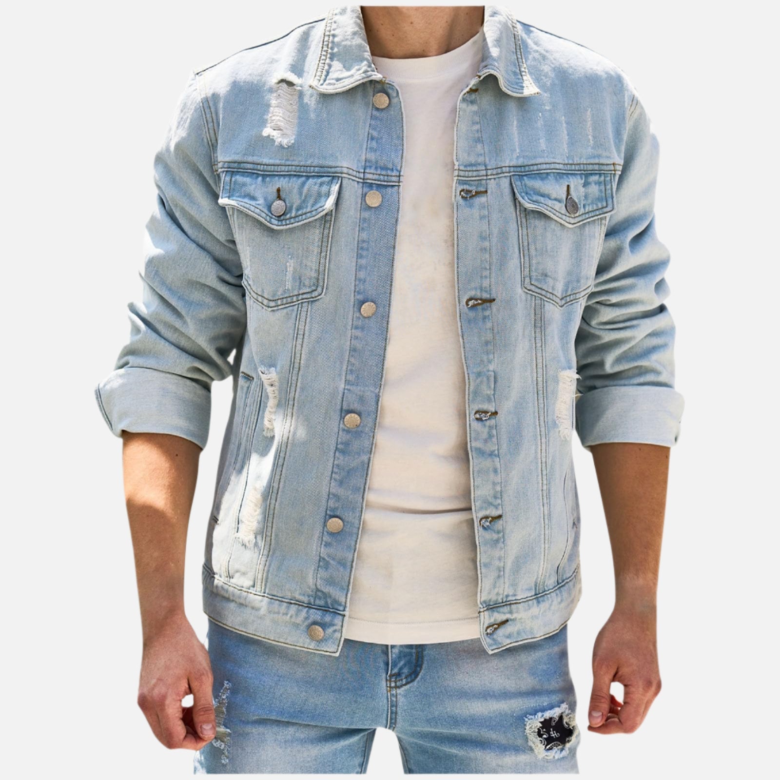 Jaqueta Jeans Masculina Montezari MTZ148