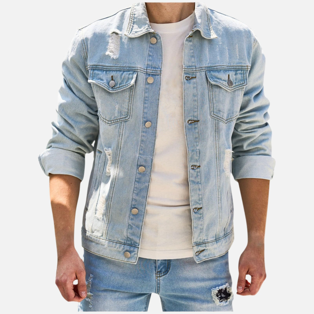 Jaqueta Jeans Masculina Montezari MTZ148