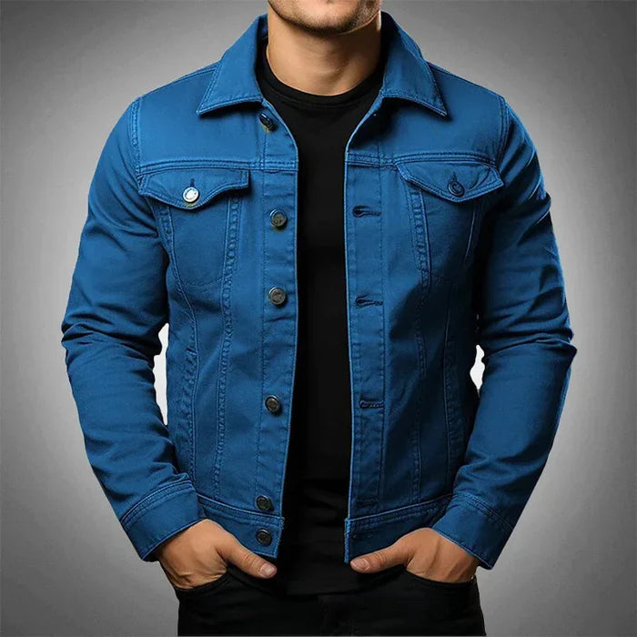 Jaqueta Jeans Masculina Slim Montezari MTZ176