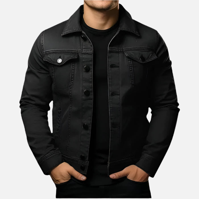 Jaqueta Jeans Masculina Slim Montezari MTZ176