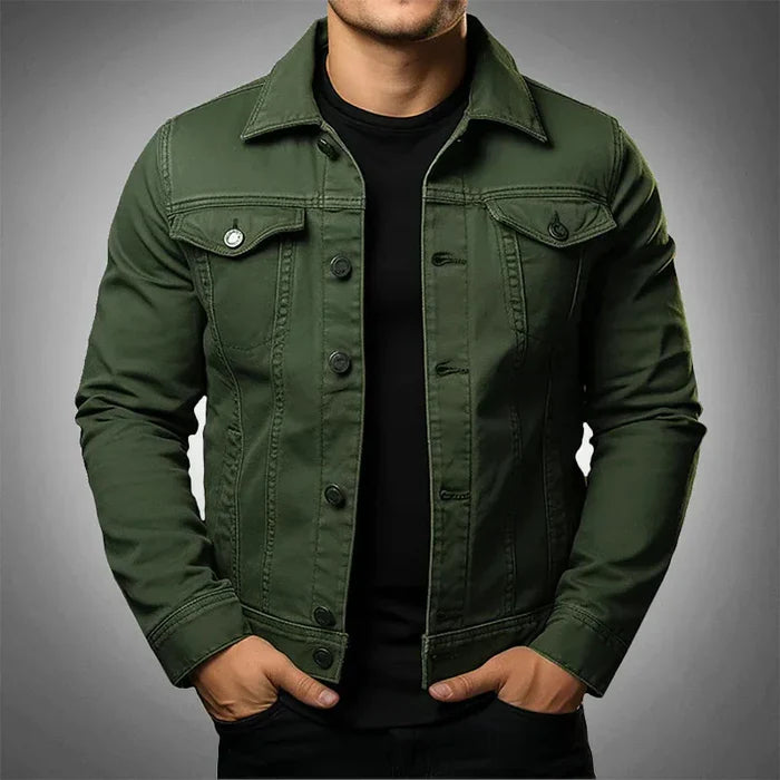 Jaqueta Jeans Masculina Slim Montezari MTZ176