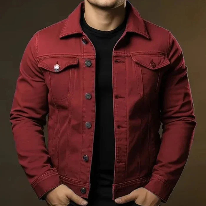 Jaqueta Jeans Masculina Slim Montezari MTZ176