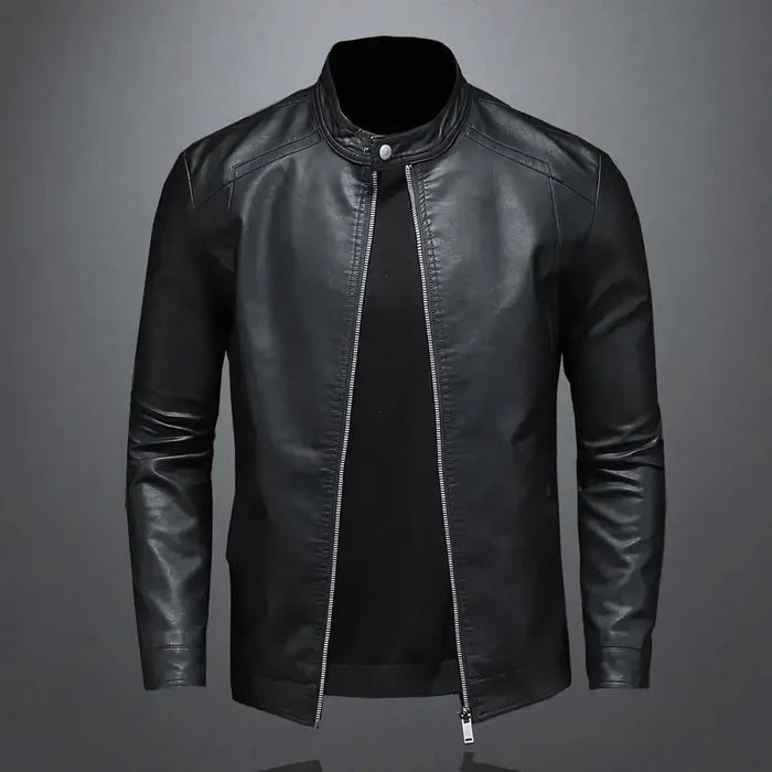 Jaqueta Masculina em Couro Montezari MTZ209