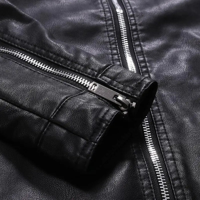 Jaqueta Masculina em Couro Montezari MTZ209