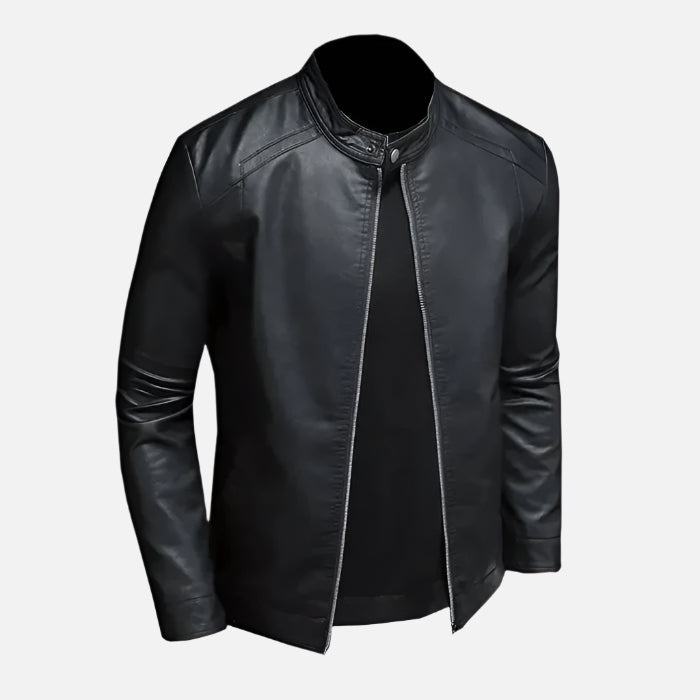 Jaqueta Masculina em Couro Montezari MTZ209