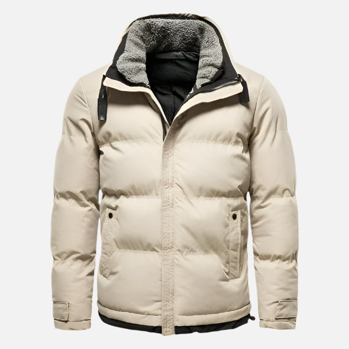 Jaqueta Masculina Puffer Forrada em Lã Montezari MTZ217