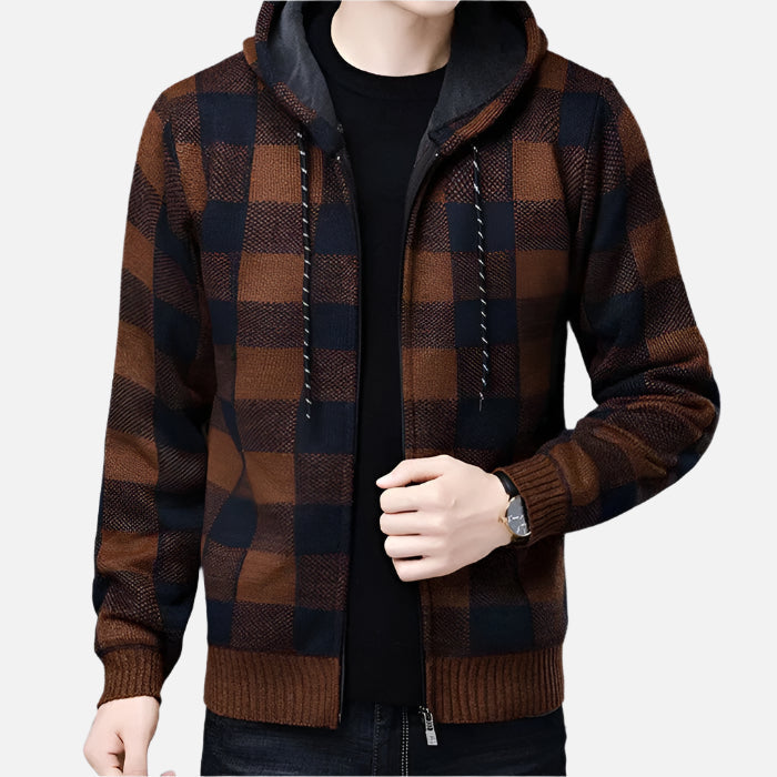 Jaqueta Masculina Xadrez Montezari MTZ132