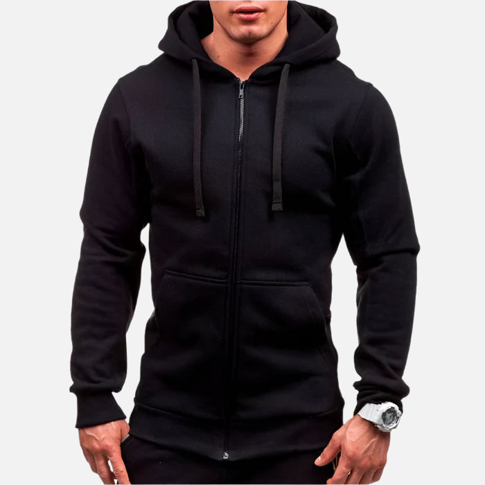 Jaqueta Moletom Masculina com Capuz e Zíper Montezari MTZ184