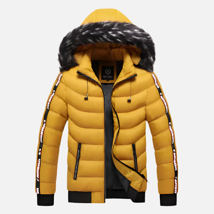 Jaqueta Puffer Masculina Capuz Forrado Montezari MTZ206