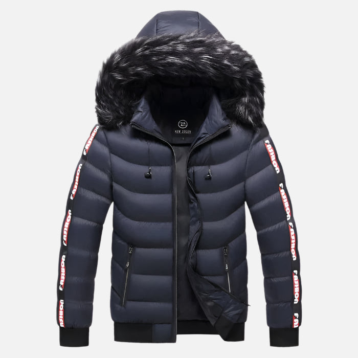 Jaqueta Puffer Masculina Capuz Forrado Montezari MTZ206