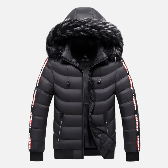 Jaqueta Puffer Masculina Capuz Forrado Montezari MTZ206