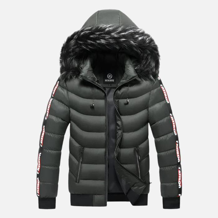 Jaqueta Puffer Masculina Capuz Forrado Montezari MTZ206
