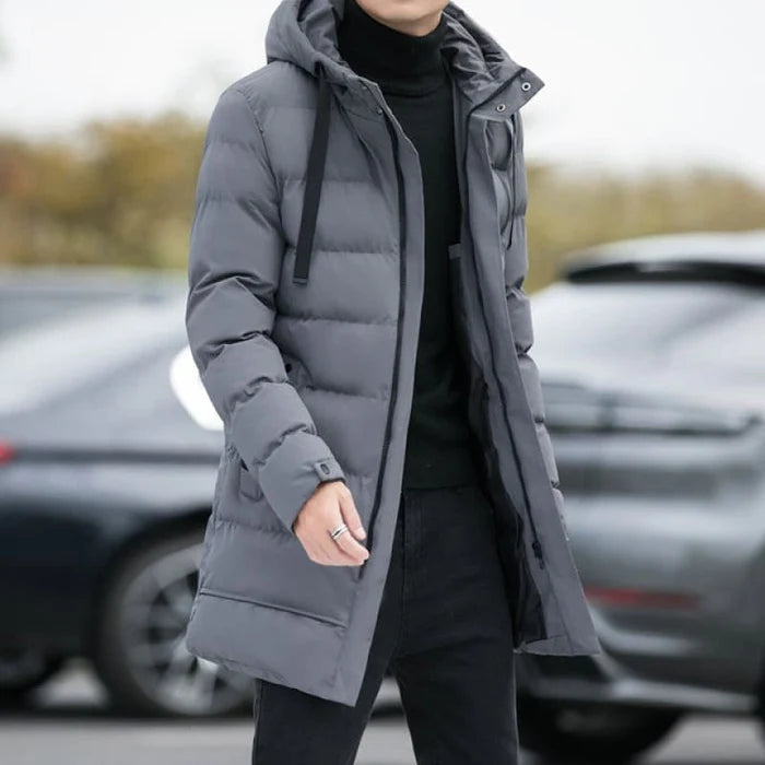 Jaqueta Puffer Masculina Alongada Montezari MTZ179