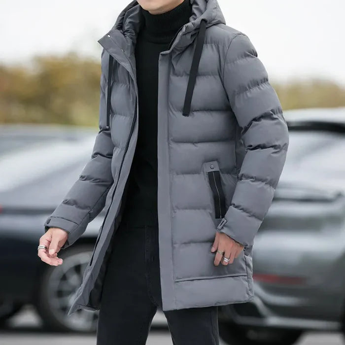 Jaqueta Puffer Masculina Alongada Montezari MTZ179