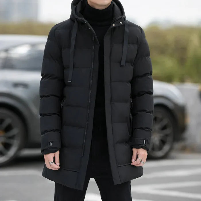 Jaqueta Puffer Masculina Alongada Montezari MTZ179