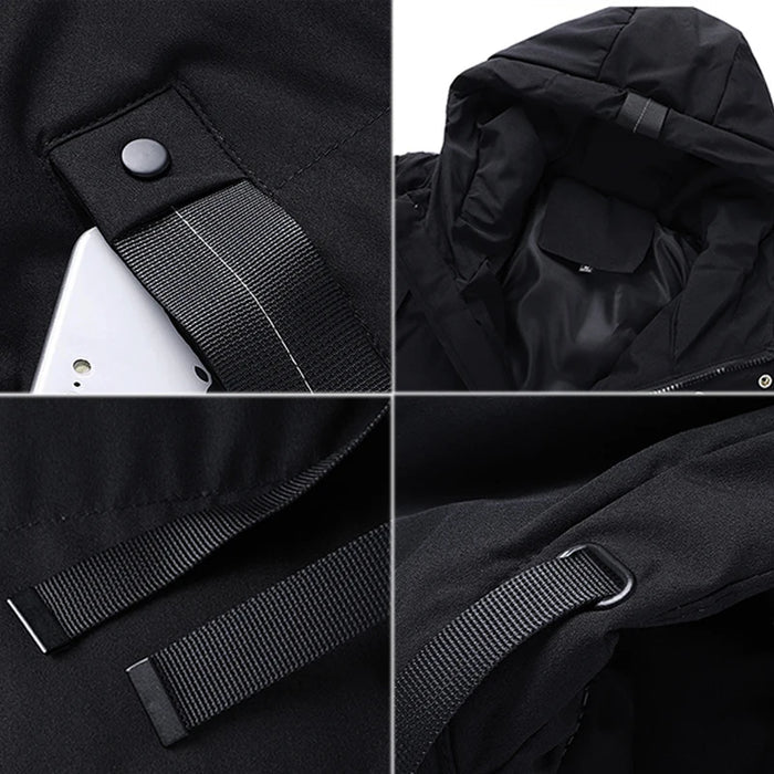 Jaqueta Puffer Masculina Alongada Montezari MTZ179