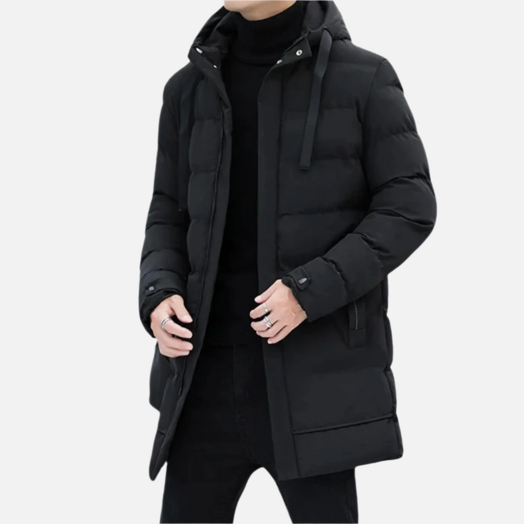 Jaqueta Puffer Masculina Alongada Montezari MTZ179