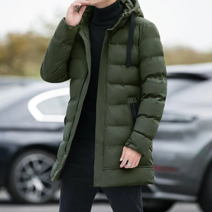 Jaqueta Puffer Masculina Alongada Montezari MTZ179