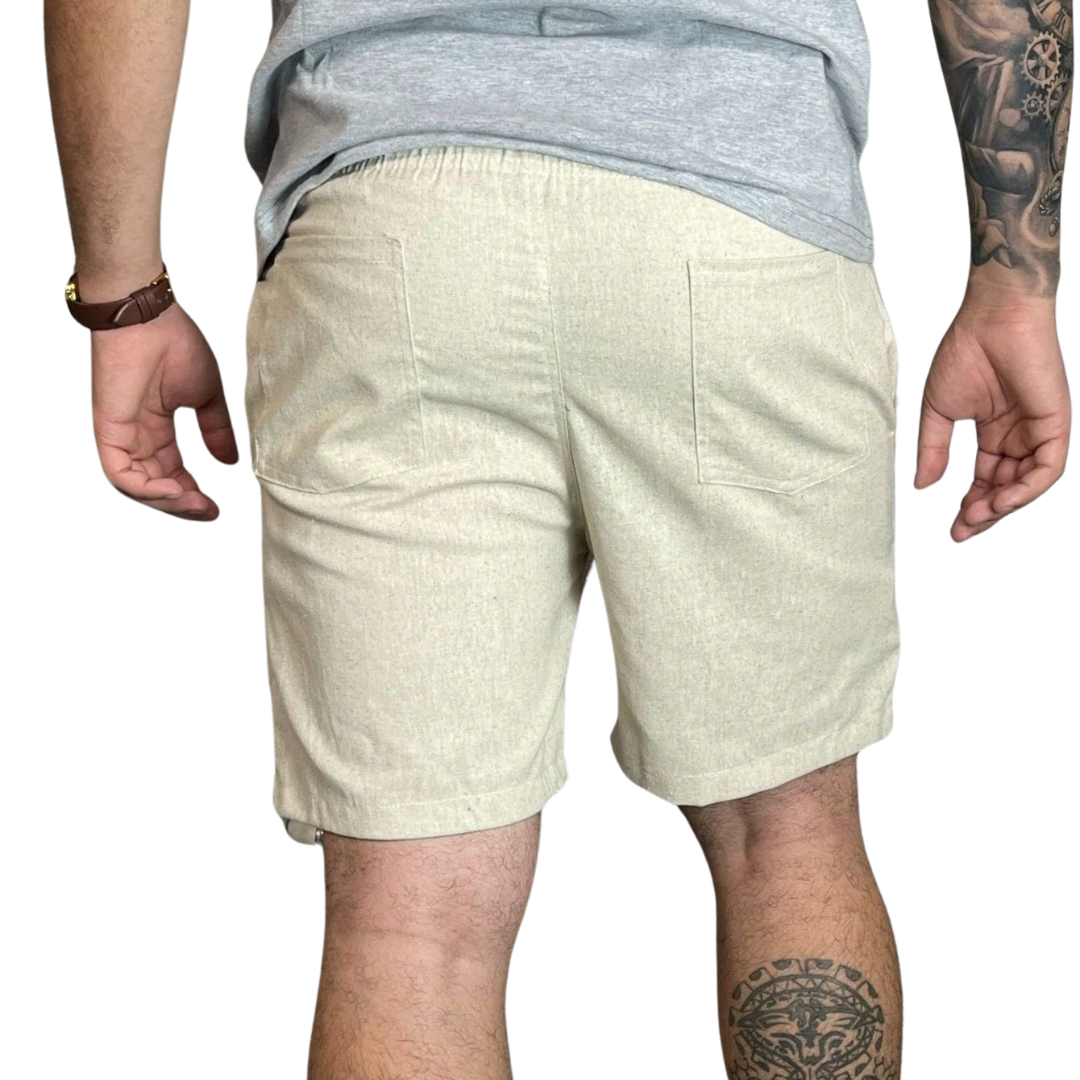 Short Linho Masculino Montezari MTZ122