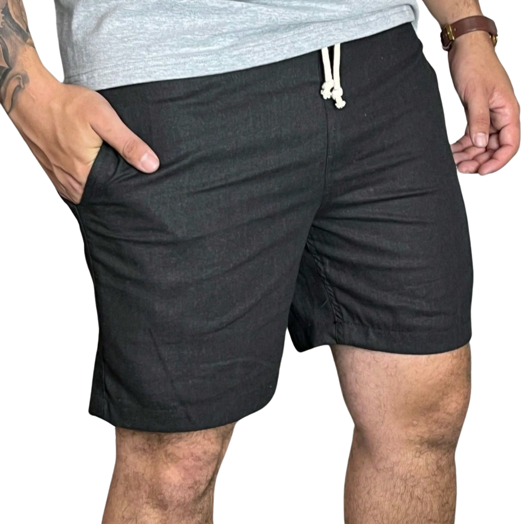 Short Linho Masculino Montezari MTZ122