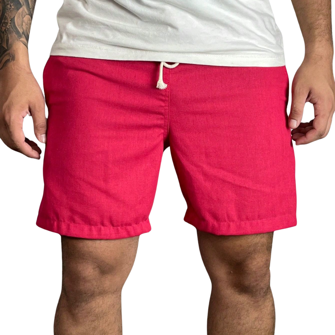 Short Linho Masculino Montezari MTZ122