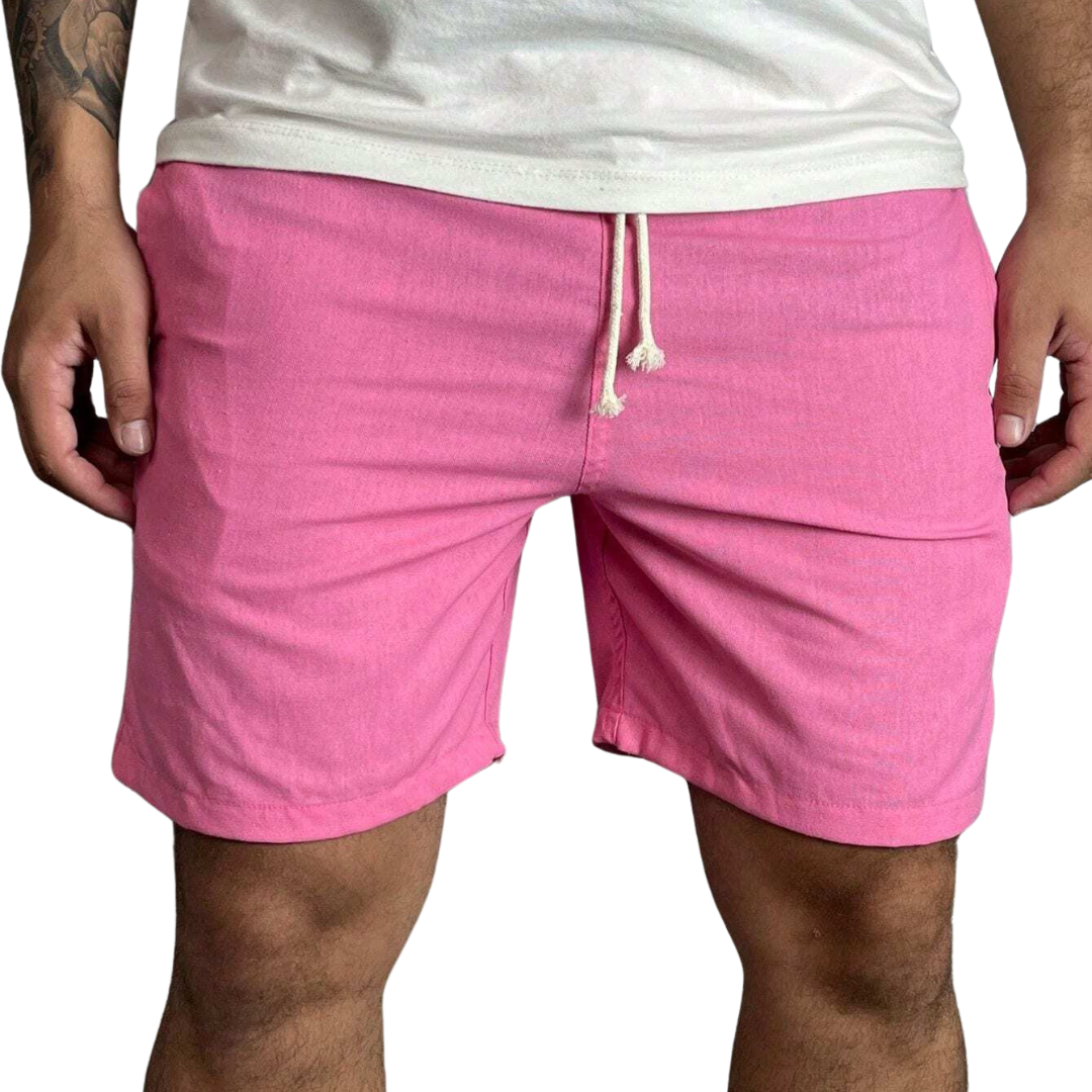 Short Linho Masculino Montezari MTZ122