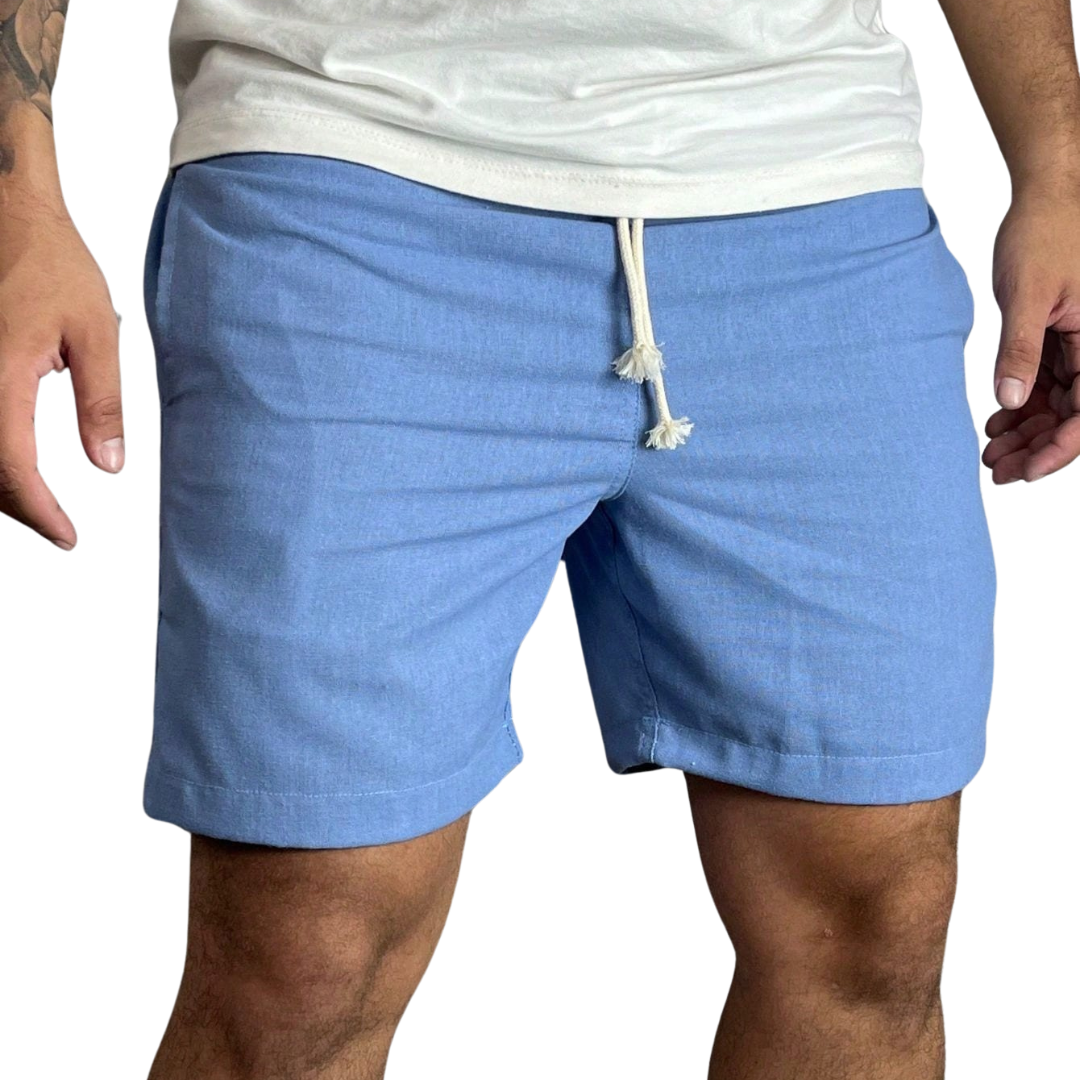 Short Linho Masculino Montezari MTZ122