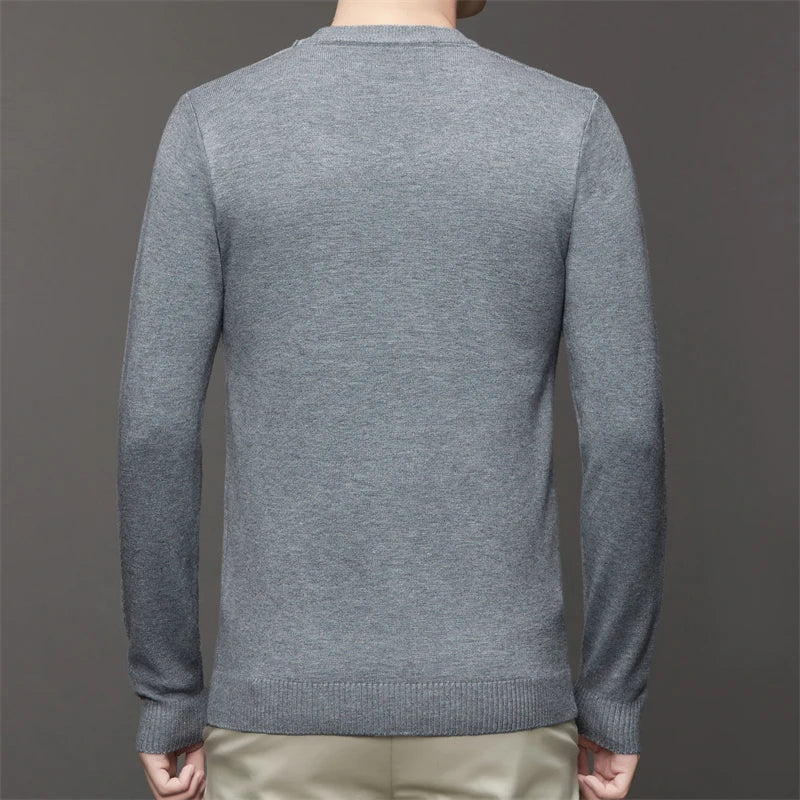 Suéter Casual Masculino Gola Redonda Montezari MTZ235