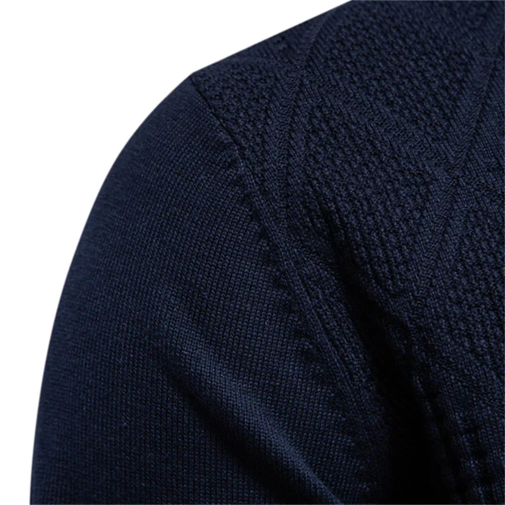 Suéter Masculino Slim Fit em Lã Montezari MTZ232