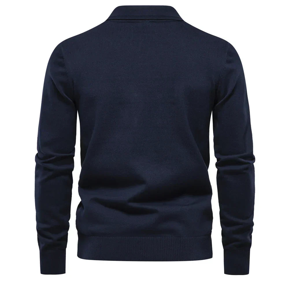 Suéter Masculino Slim Fit em Lã Montezari MTZ232