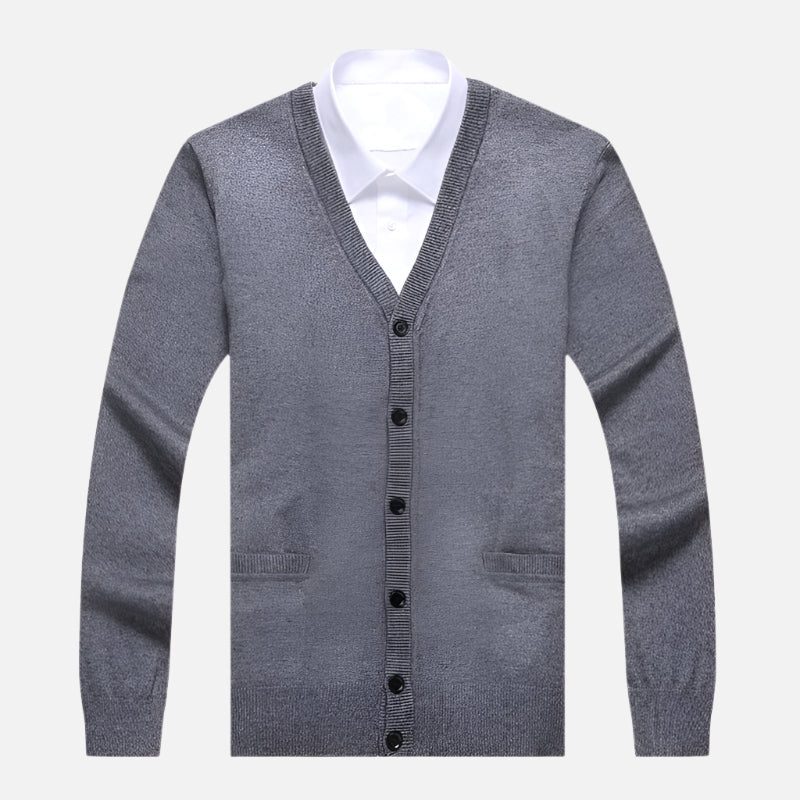 Suéter Masculino Slim Fit em Lã Montezari MTZ237