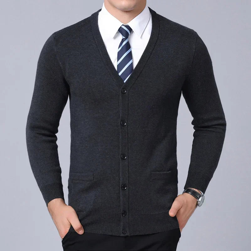 Suéter Masculino Slim Fit em Lã Montezari MTZ237