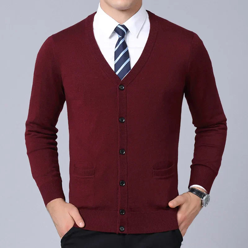 Suéter Masculino Slim Fit em Lã Montezari MTZ237